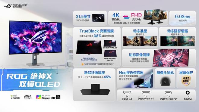 来版电竞显示器与双模新品BW2025首秀！开元棋牌试玩ROG 绝神 RO姬x初音未(图7)